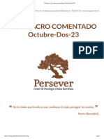 Persever - Simulacro Comentado Octubre-Dos-23