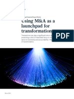 Using M and A As A Launchpad For Transformation