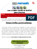 13-Bingo Flexões Do Adjetivo PDF