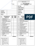 Ceklist Sip 2021