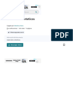 Materiales Sinteticos - PDF - Polímeros - Termoplástico