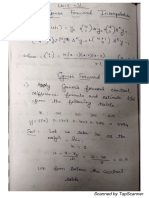 19E3031 Numerical Methods Gauss Forward Interpolation