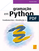 Resumo Programacao em Python Fundamentos e Resolucao de Problemas Ernesto Costa