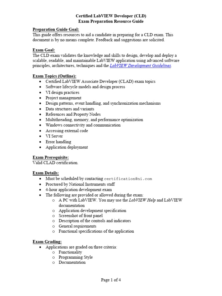 CLD Exam Preparation Resource Guide | PDF | Computer Engineering ...