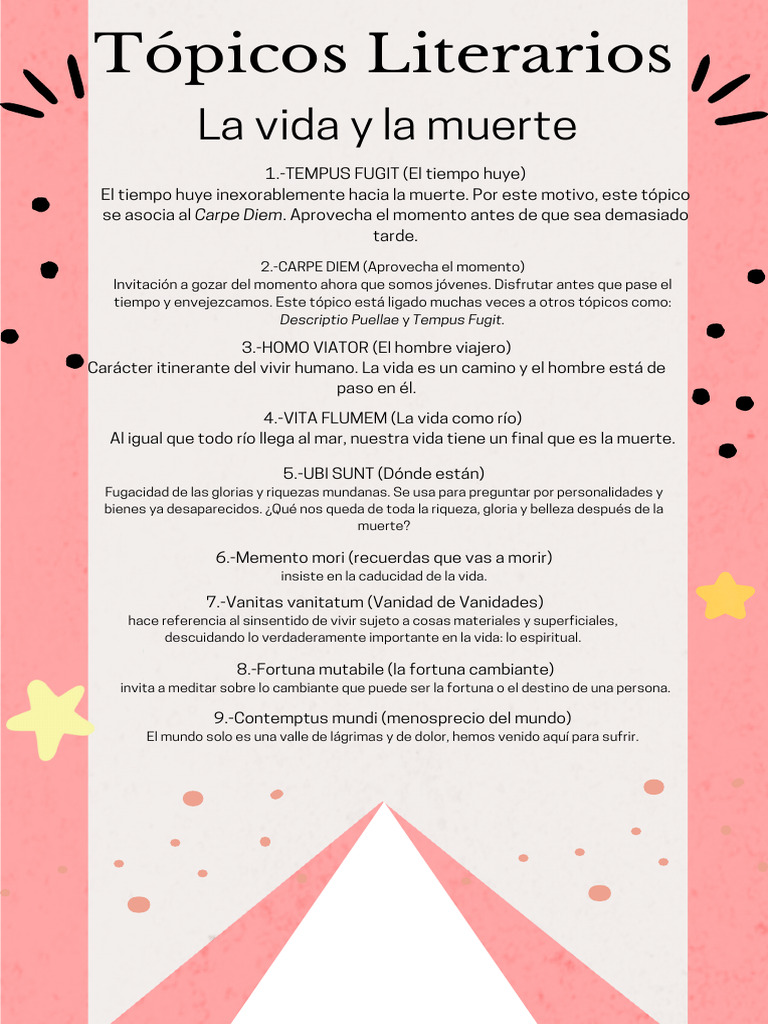 Topicos Literarios | PDF | Amor