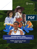 Política Nacional de Drogas 2023-2033 'Sembrando Vida, Desterramos El Narcotráfico'