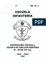 ME 46-2 INSTRUCCION TECNICA Y TECNICA DE TIRO CON MORTEROS M-30 DE 107 MM 1987