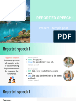 Reported Speech I (A2 & B1&2)