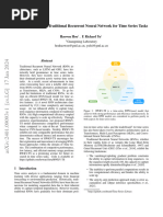 RWKV-TS: Beyond Traditional Recurrent Neural Network For Time Series Tasks