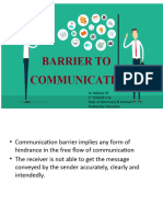 Barriers For Effective Communication