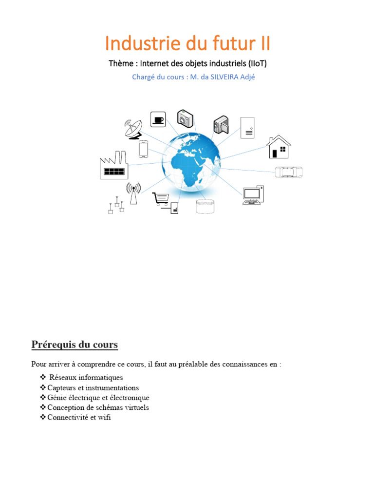 Introduction à l'Internet des Objets (IoT) | PDF | Internet des objets ...