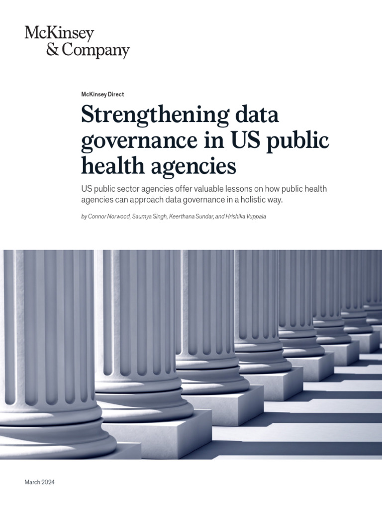 Strengthening Data Governance In Us Public Health Agencies Pdf