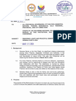 SEMANA SANTA DILG MC No. 2024 034 Dated March 15 2024 Ensuring A Safe and Peacefil Observance of The Semana Santa 2024