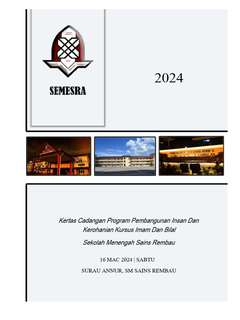 Kertas Kerja Bilal Dan Imam 2024 | PDF