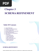 Schema Refinement