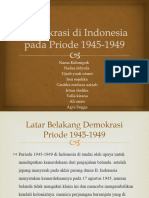 Demokrasi Di Indonesia Pada Priode 1945-1949