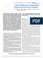 Transfer Learning For Multicenter Classification of Chronic Obstructive Pulmonary Disease