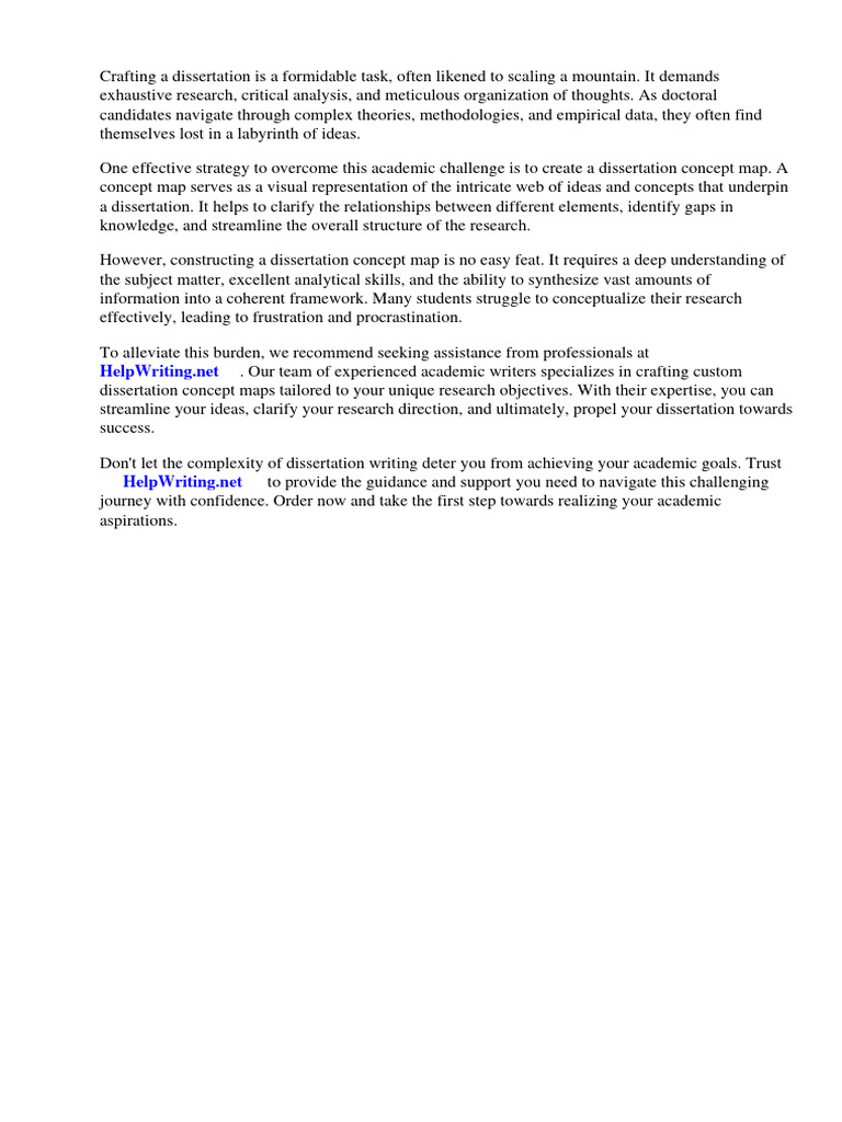 Dissertation Concept Map | PDF | Concept | Learning