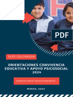 Orientaciones Convivencia Educativa y Apoyo Psicosocial 2024 - UATP - SLEP Colchagua