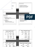 Lecture 12. Amino Acid Composition Analysis