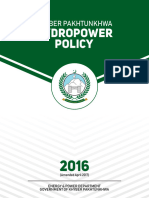 KP Hydropower Policy 2016