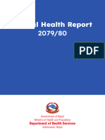 Annual Health Report of Nepal 2079-80