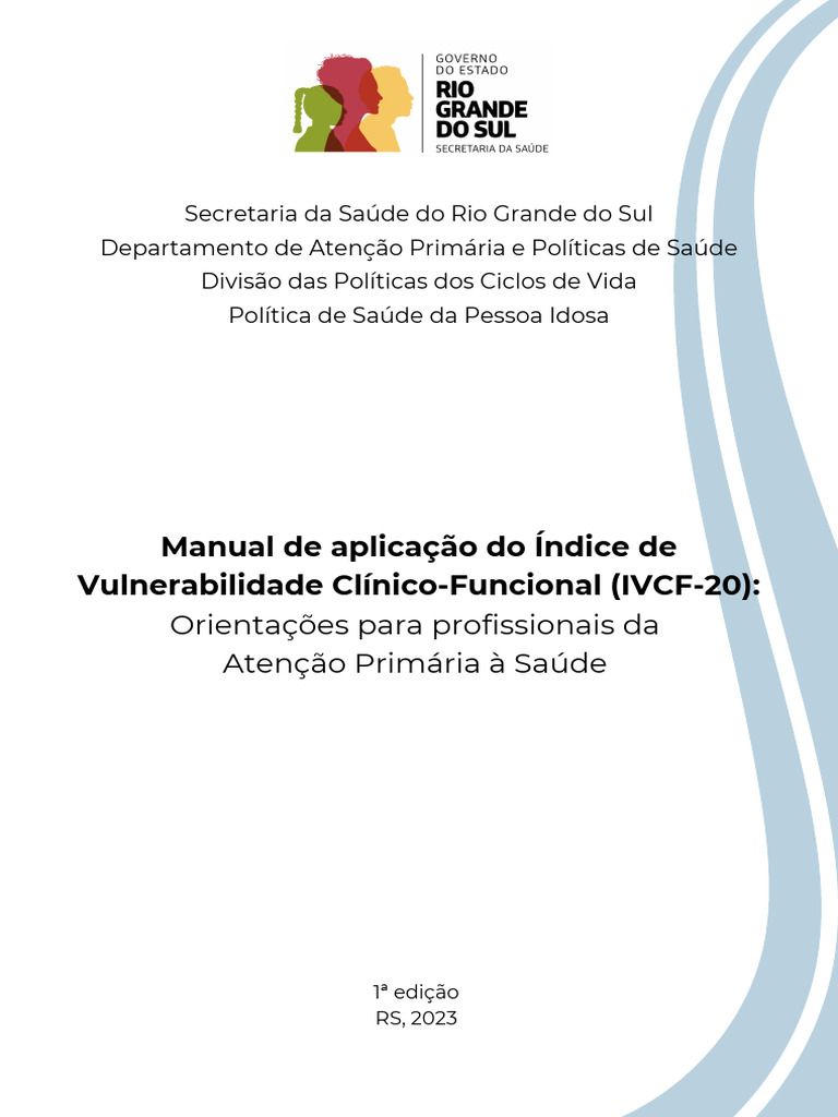 Manual do IVCF-20 para Profissionais de Saúde | PDF | Depressão | Tempo