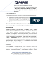 39° Edital de Bolsa de Inovação 2022 - Projeto 576