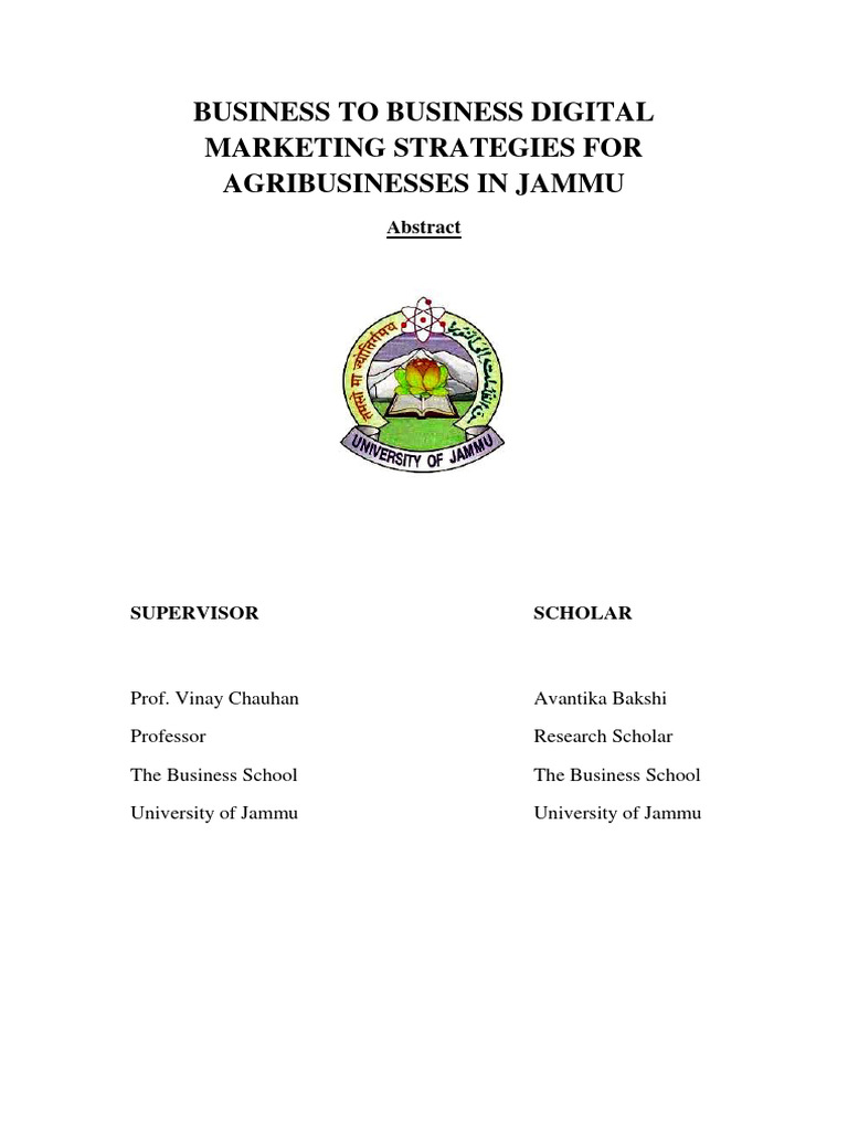 04 Abstract | PDF | Validity (Statistics) | Marketing