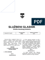 Službeni Glasnik: Unsko-Sanskog Kantona