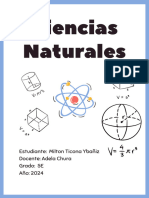 Documento A4 Portada de Proyecto Doodle Beige y Negro