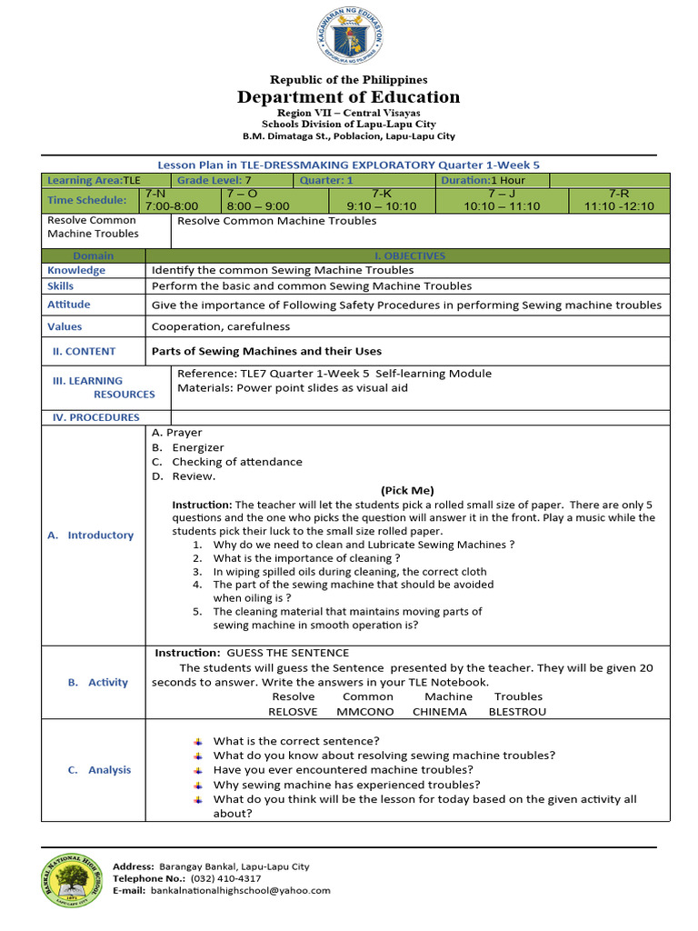 LESSON 5.2 Resolve Machine Common Troubles | PDF | Learning | Cognition