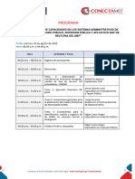 PROGRAMA Capacitación 18.08.2023