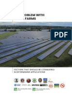 The Problem With Solar Farms