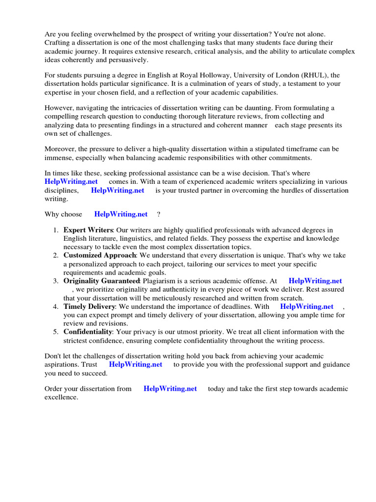 Dissertation Rhul English | PDF | Thesis | Corporate Governance