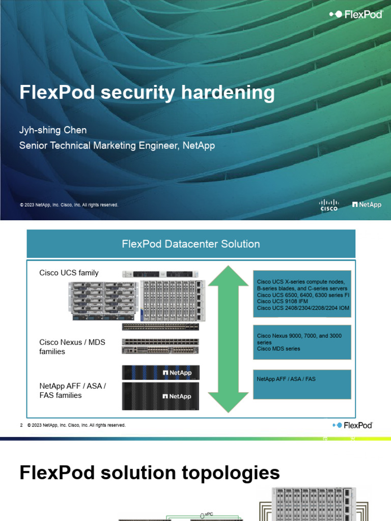 FlexPod Security Hardening Guide | PDF | Computer Network | Radius