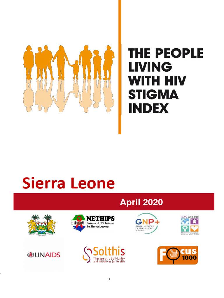 Sierra Leone HIV Stigma Study Report | PDF | Hiv/Aids | Social Stigma