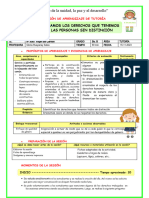 Ses-15-11-2023-Tutoria-Identificamos Los Derechos Que Tenemos Todas Las Personas Sin Distinción