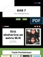 Bab 7 - Siti Absharina Az Zahra
