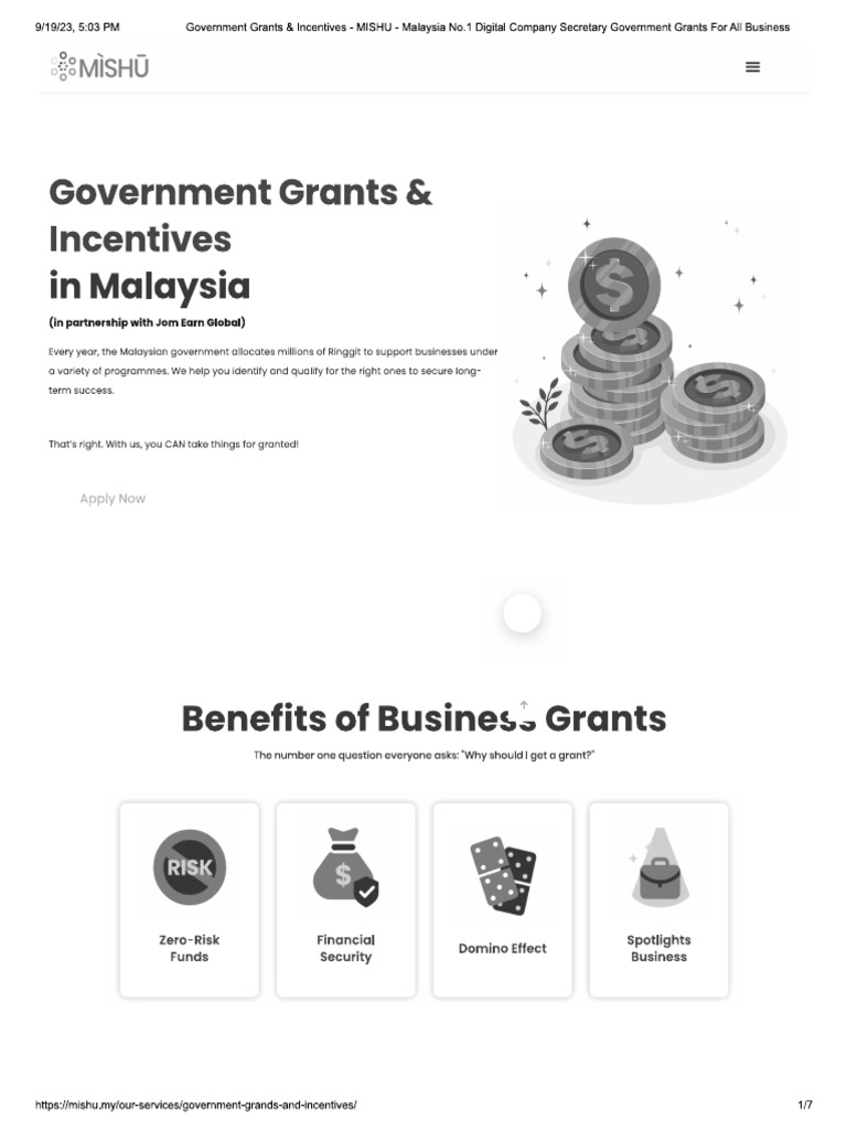 Malaysia Grants Pdf