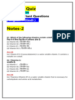 Science Quiz - 2 PDF MCQ