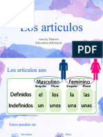 Artículos y Sustantivos