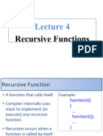 Recursive Function