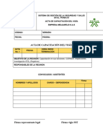 ACTA CAPACITACIÓN DEL VIGÍA SST