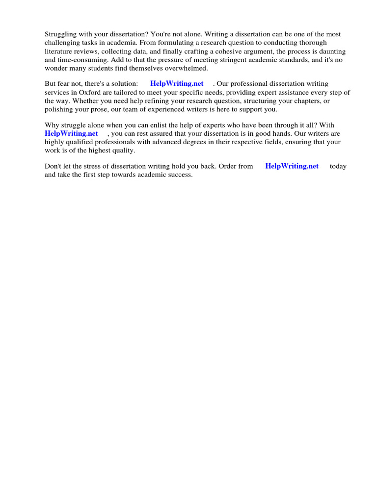 Dissertation Writing Services Oxford | PDF | Thesis | Corporate Governance