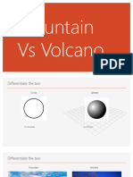 Mountian Vs Volcano