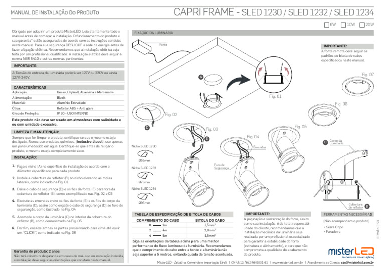 Manual Sled 1230 - 1232 - 1234 Capri Frame | PDF
