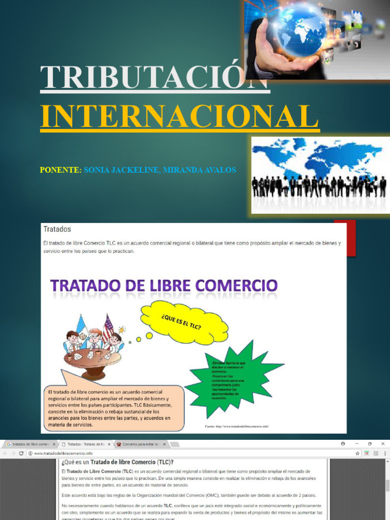 Tributación Internacional Pdf Globalización Gobierno