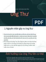 Ung Th ư: Nhóm 3: TuấN Anh, Thi Ện Quang, Nam ThắNg