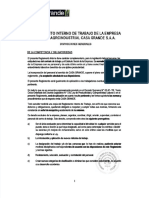 PDF Reglamento Interno Laboral Agroindustria Casa Grande - Compress